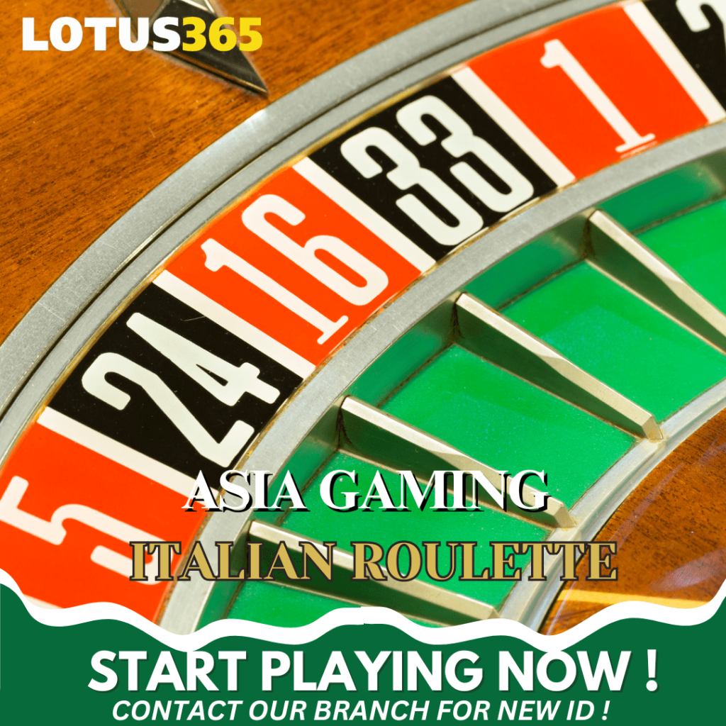 Guide to Playing Italian Roulette Live on Lotus365 10 Live Italian Roulette Betting