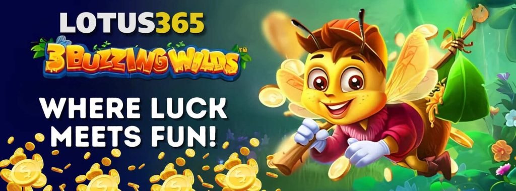 Top Reasons to Play 3 Buzzing Wilds Slot on Lotus365 3 3 Buzzing Wilds on Lotus365