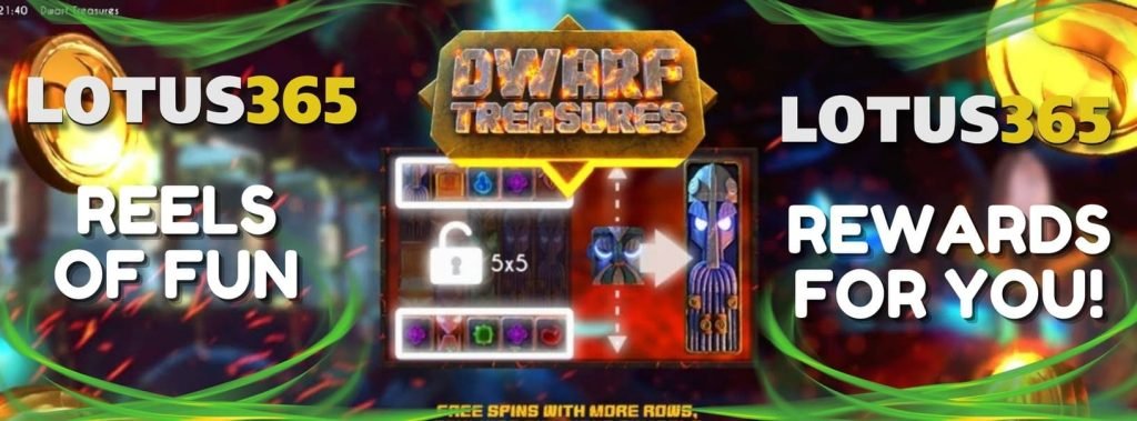 Dwarf Treasures Slot Review 2025 on Lotus365 5 Dwarf Treasures Slot Free Spins