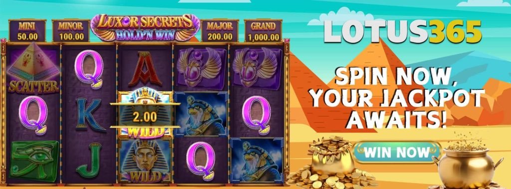 Luxor Secrets Hold'n Win Review on Lotus365 2 Luxor Secrets Holdn Win review